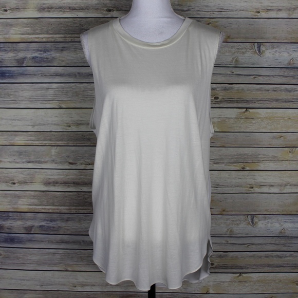 Haute Hippie Tops - New Haute Hippie Sheer Back Hi Low Hem Tank Small